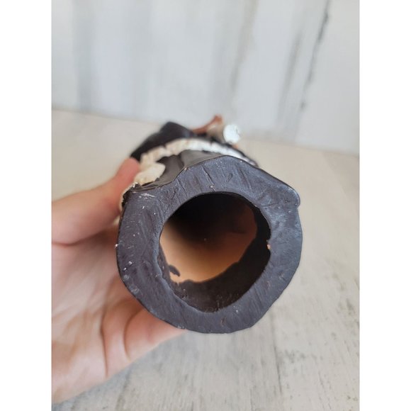 Vintage ceramic monk caroling candle religious Xmas figure - Picture 10 of 10